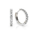 Pavé Huggie Earrings