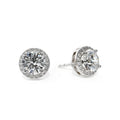 Luce Halo Stud Earrings