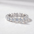 Moissanite Eternity Band