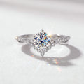 Twist Moissanite Ring