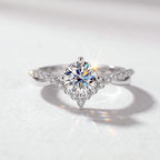 Twist Moissanite Ring
