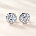 Bubble Moissanite Stud Earrings