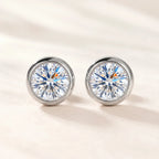 Bubble Moissanite Stud Earrings