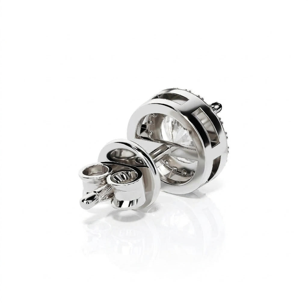 Luce Halo Stud Earrings