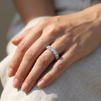 Moissanite Eternity Band