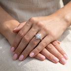 Twist Moissanite Ring