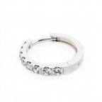 Pavé Huggie Earrings