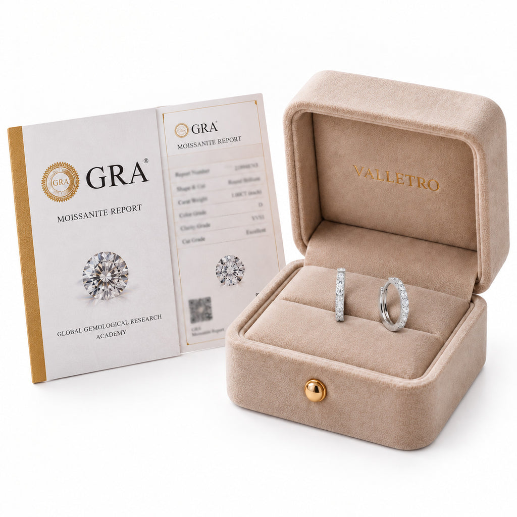 Pavé Huggie Earrings
