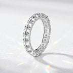 Moissanite Eternity Band