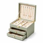 Sage Green Multi-Tier Jewelry Box