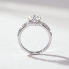 Twist Moissanite Ring