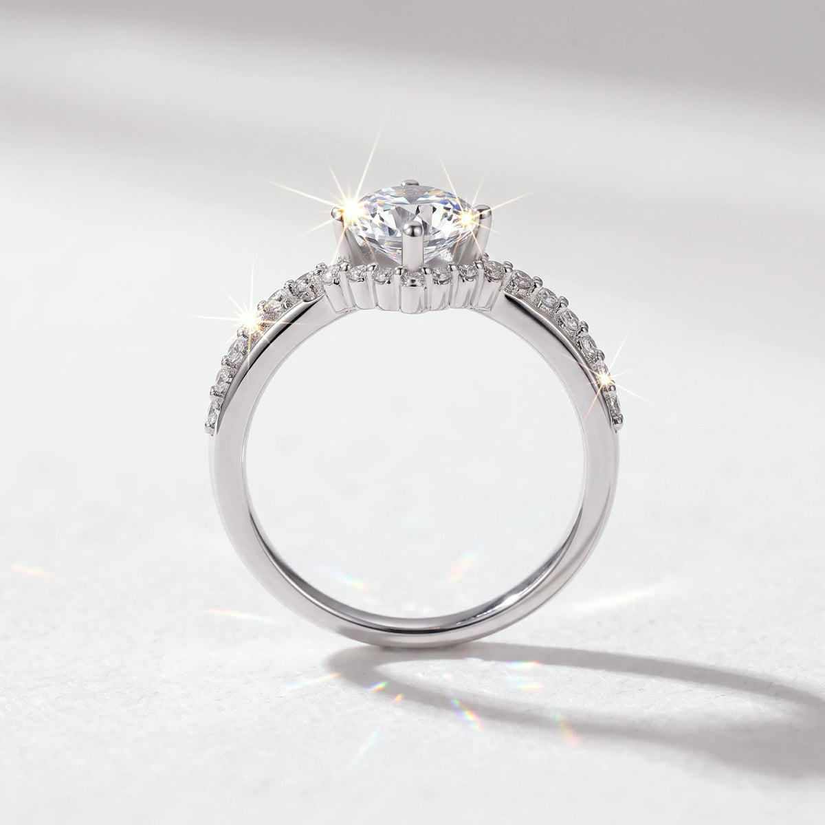 Twist Moissanite Ring
