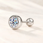 Bubble Moissanite Stud Earrings