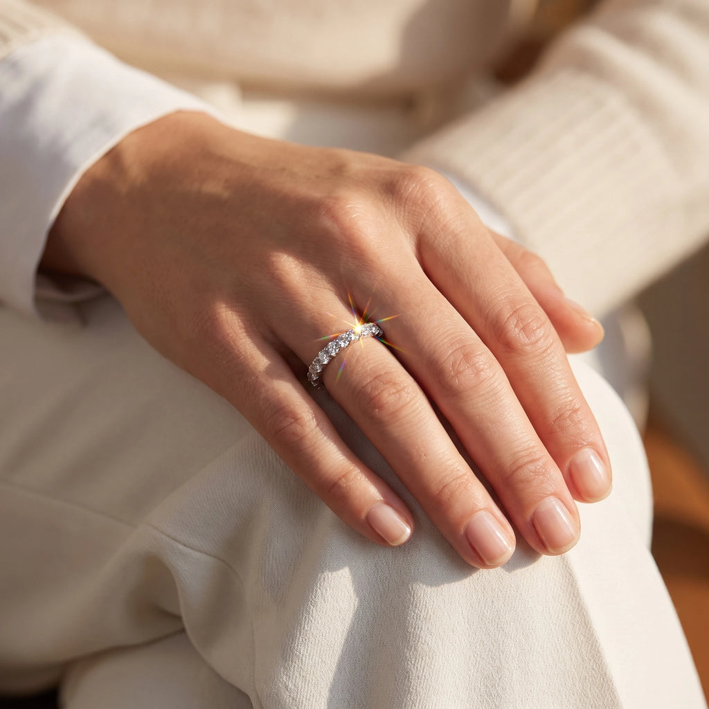 Eternità Half Band Ring