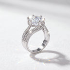 Wide Band Moissanite Ring