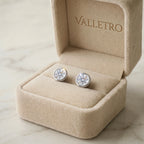 Bubble Moissanite Stud Earrings