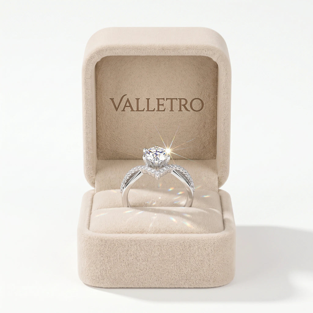 Twist Moissanite Ring