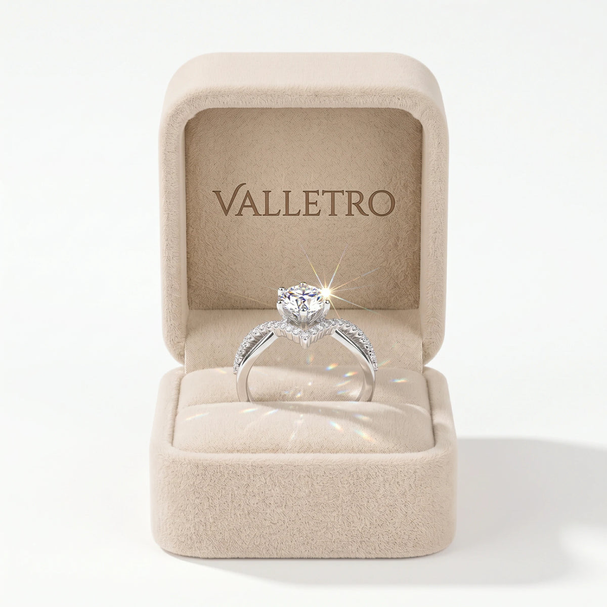 Twist Moissanite Ring