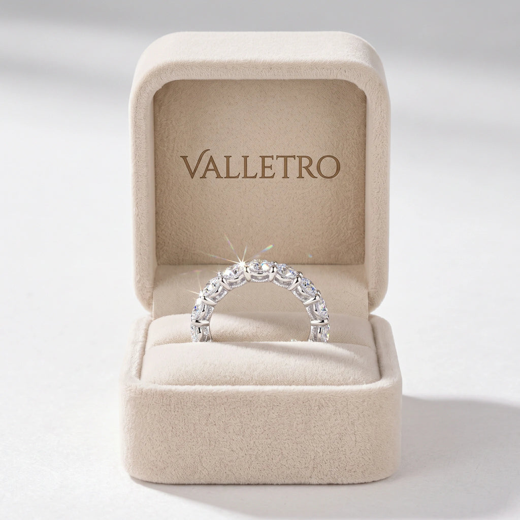 Moissanite Eternity Band