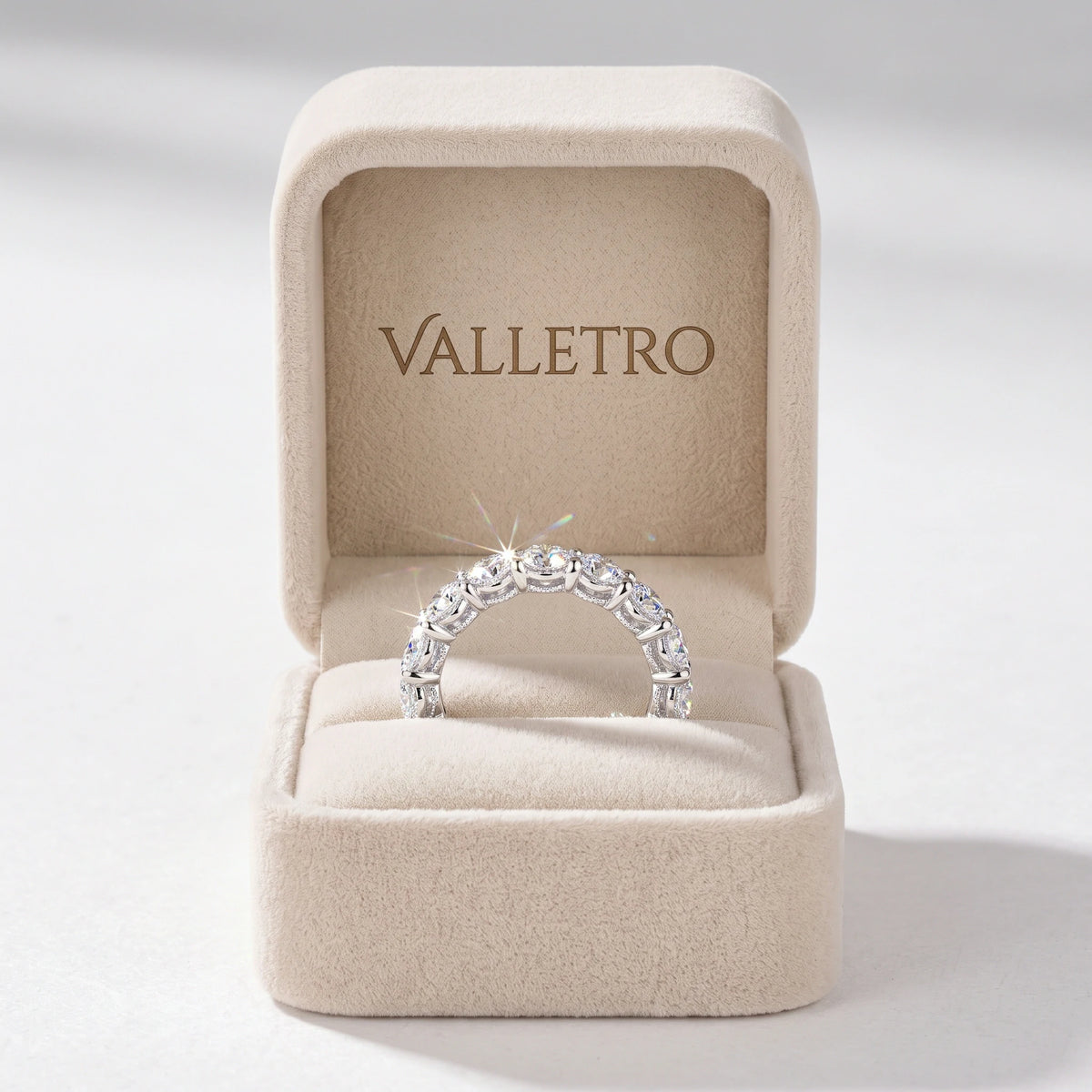 Moissanite Eternity Band