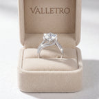 Wide Band Moissanite Ring