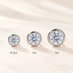 Bubble Moissanite Stud Earrings