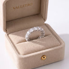 Valletro eternity ring in a Valletro presentation box