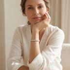 Moissanite Tennis Bracelet — on-model styling view 2