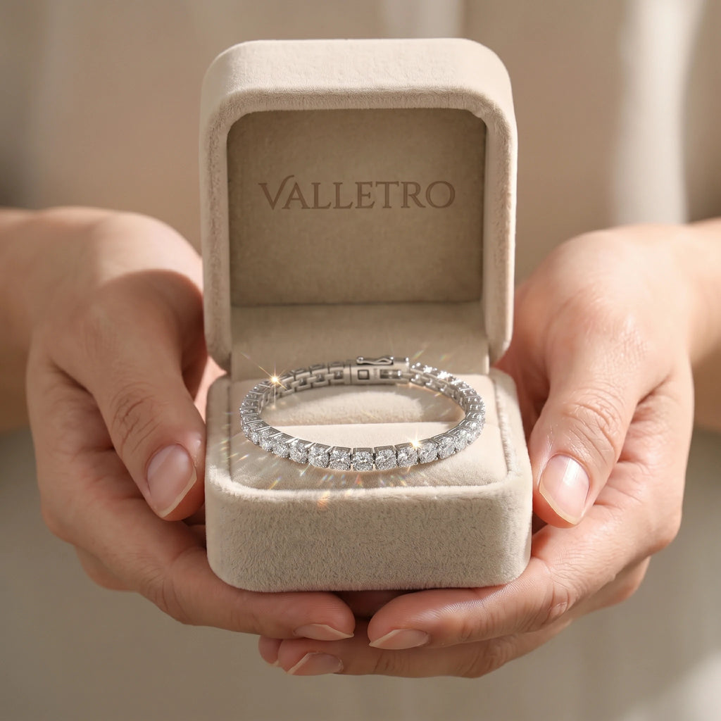 Moissanite Tennis Bracelet — detail view 3