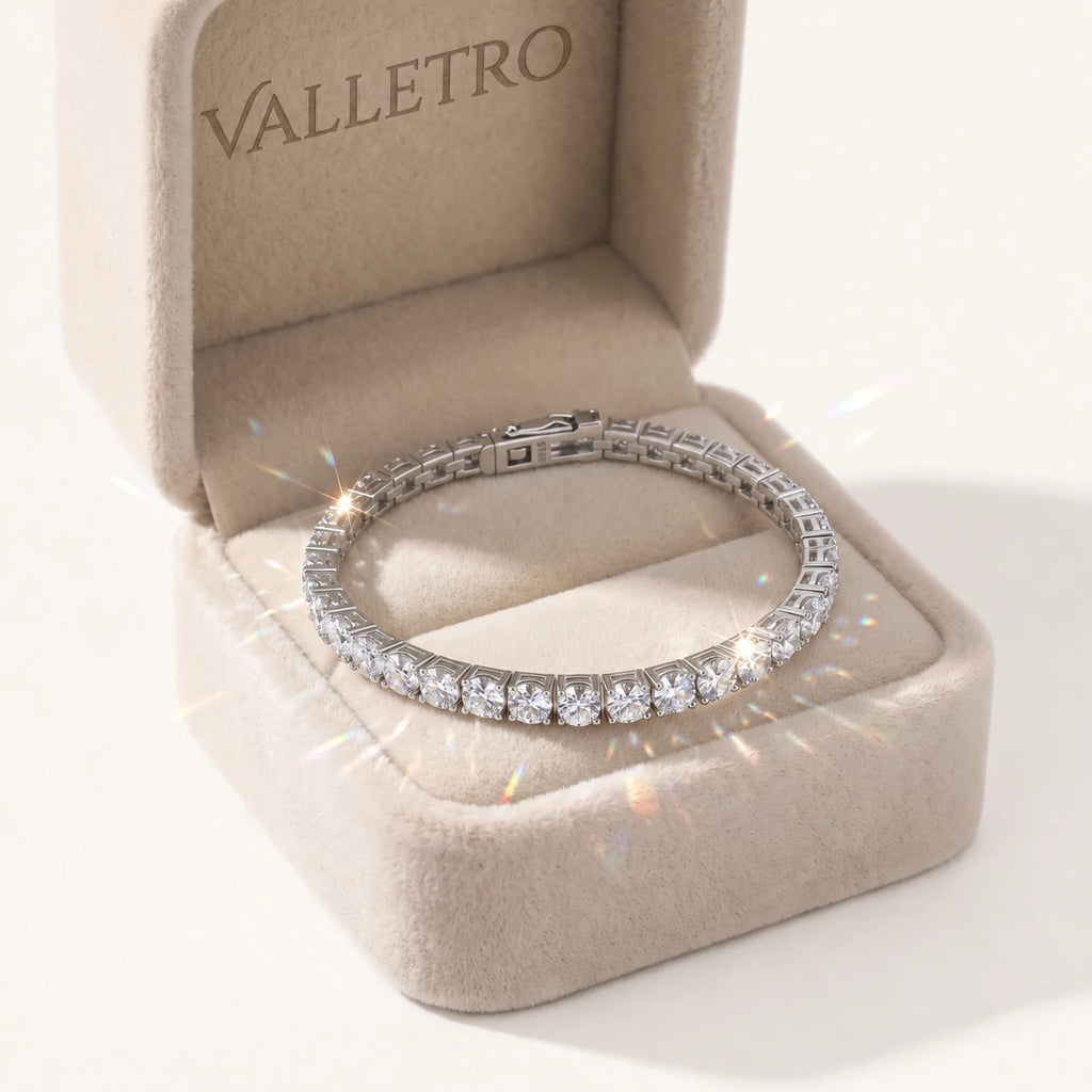 Moissanite Tennis Bracelet — detail view 5