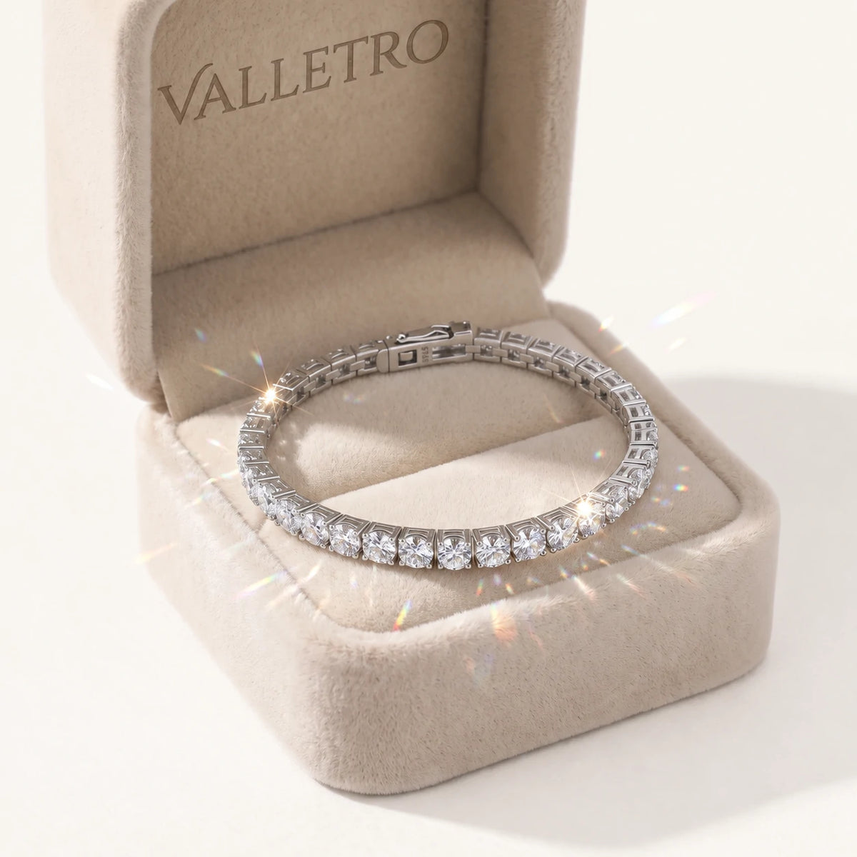 Moissanite Tennis Bracelet — detail view 5
