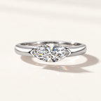 Bow-Inspired Moissanite Ring — main product view 1
