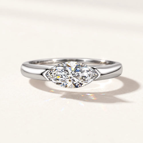Bow-Inspired Moissanite Ring — main product view 1