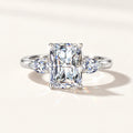 Radiant-Cut Moissanite Statement Ring — main product view 1