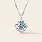 Moissanite Solitaire Pendant Necklace — main product view 1